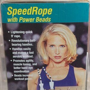 Bollinger Speed Rope with Power Beads Aerobic Jump Rope Workout Tool New In Box
